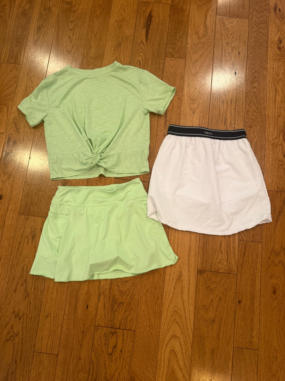 White Skort and Zella Athletic Outfit